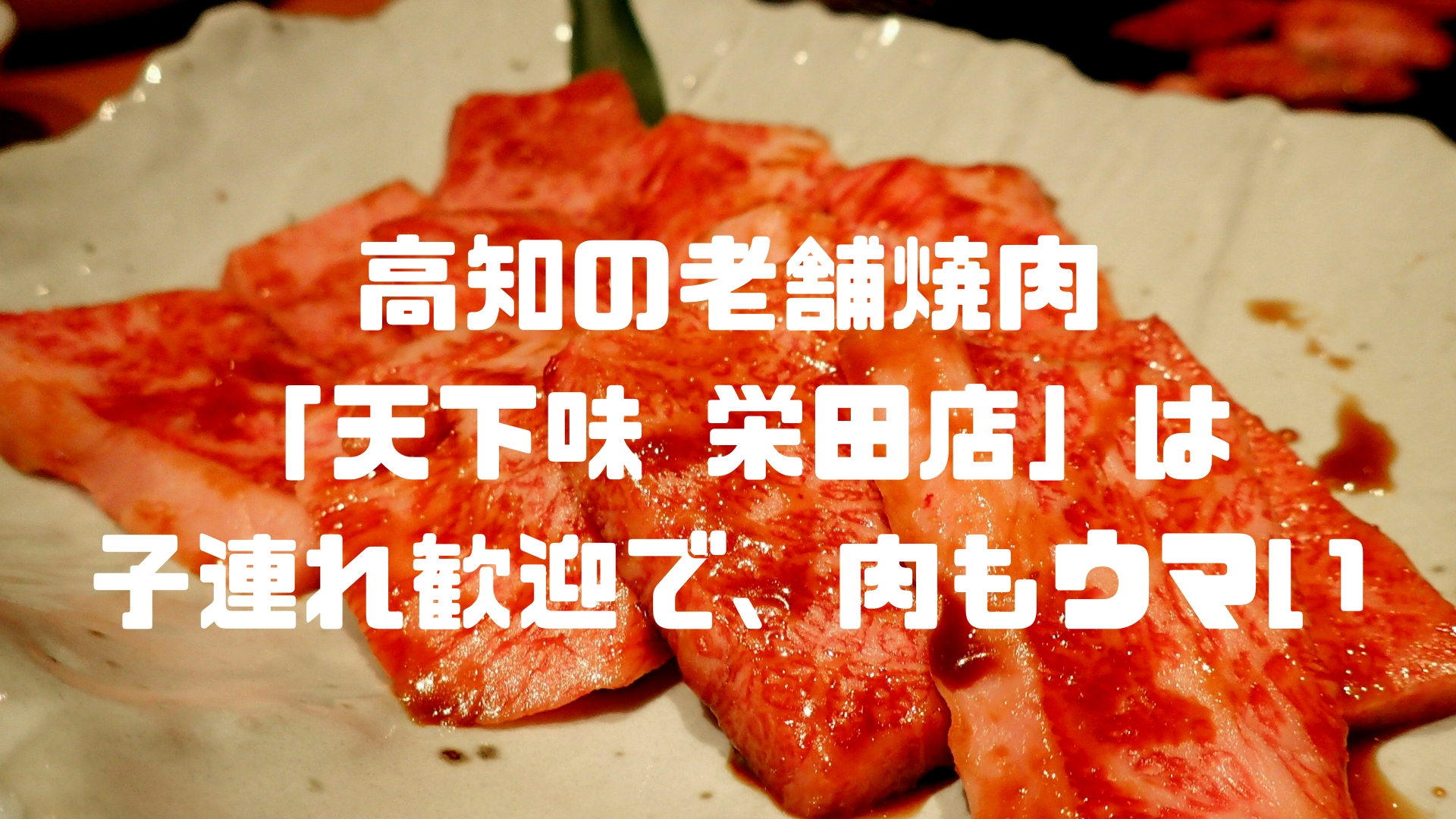 高知 駅前の 天下味 栄田店 に子連れで焼肉ディナー 肉の味もコスパよし ランチもお得 セイカの暮らし便り